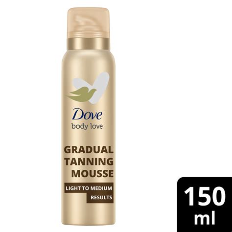 dove self tanning mousse.